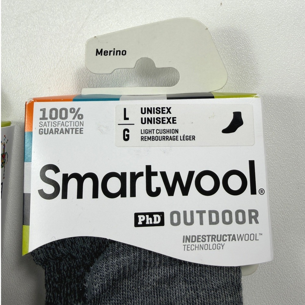 LOT of 3 Smartwool PhD Outdoor Light Mini Socks Merino Wool Unisex Large NEW - Picture 7 of 9